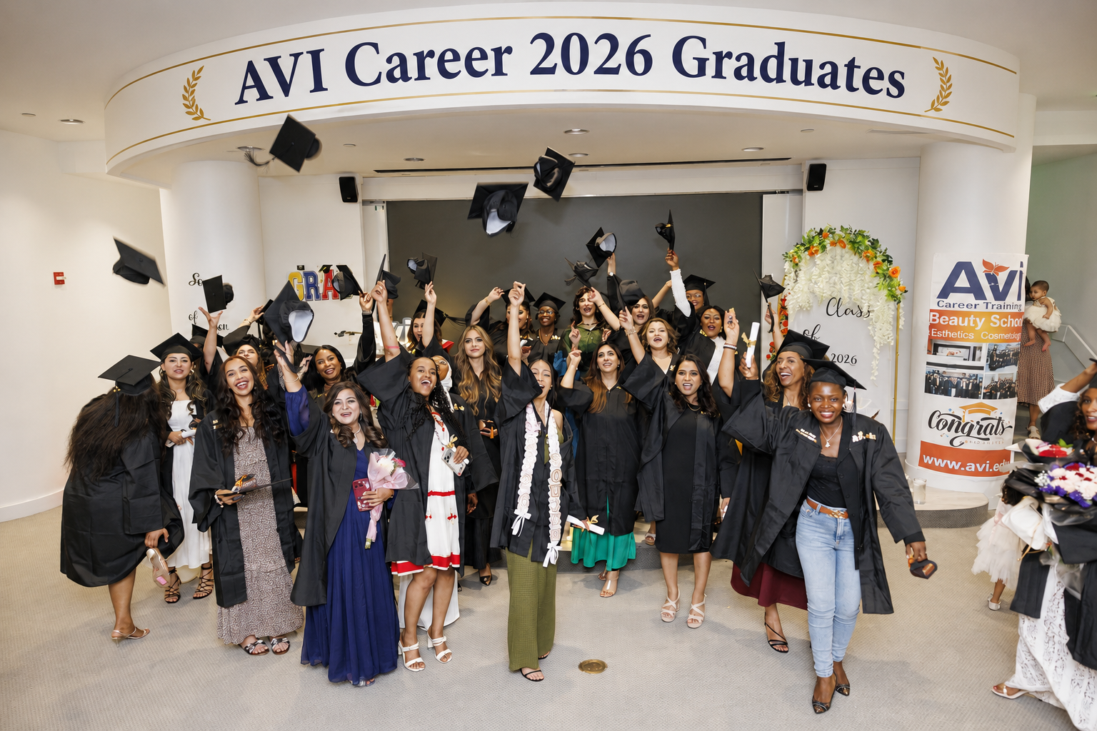 AVI Career Training graduation celebration 2026
