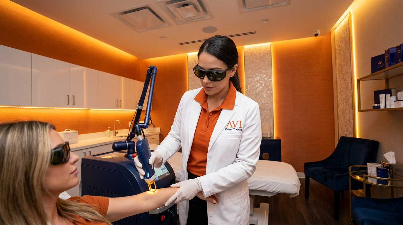 Laser technician at AVI