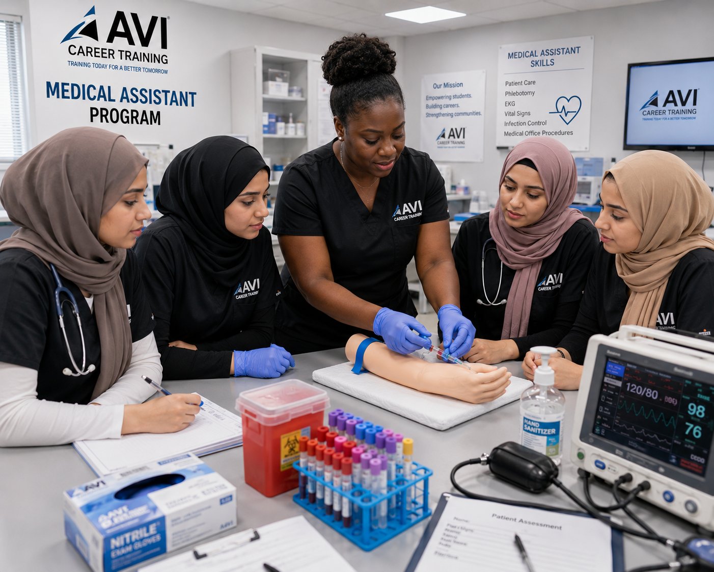 CCMA students AVI Career Training Vienna VA
