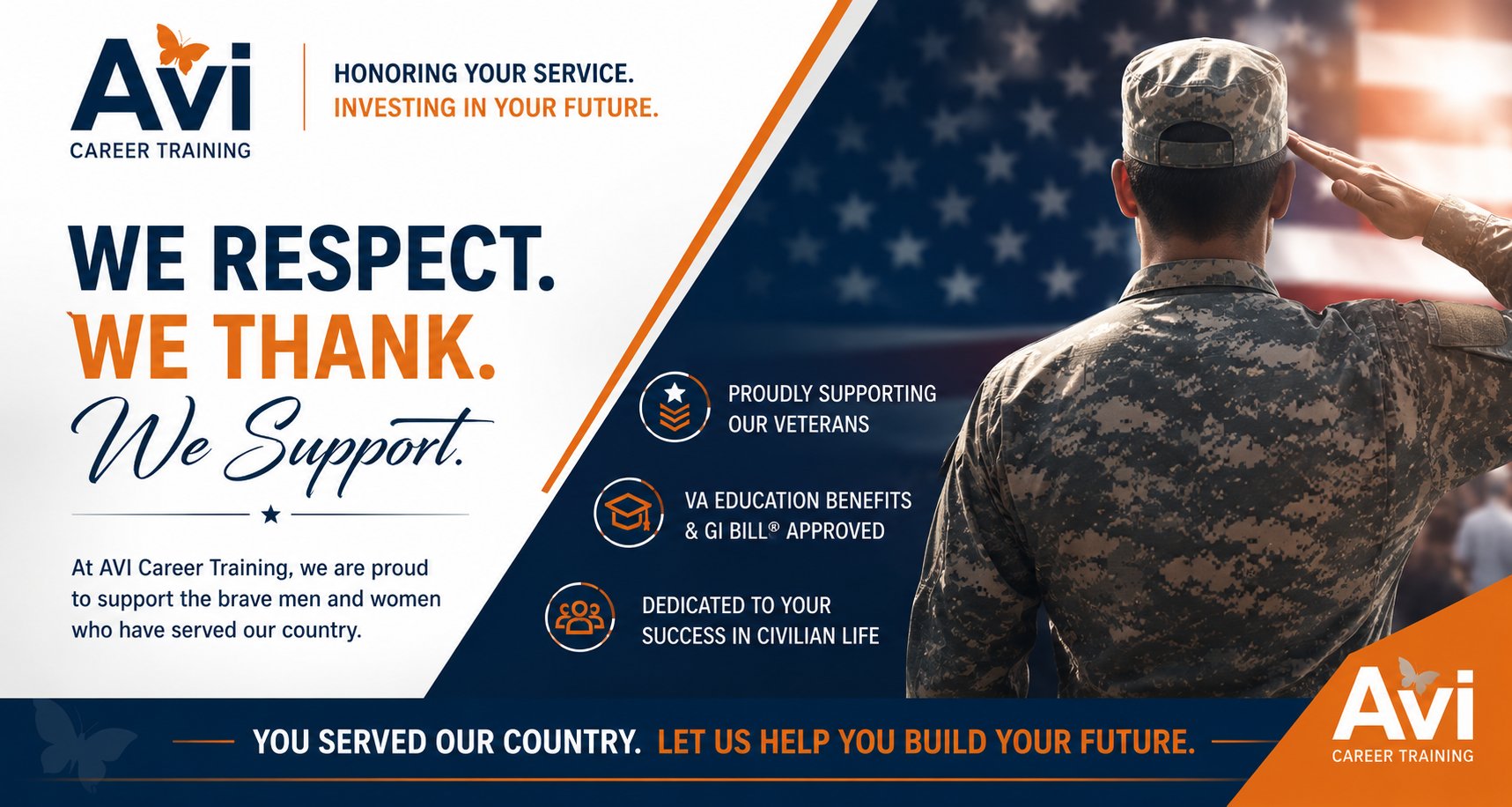 GI Bill approved esthetician and cosmetology program AVI Career Training